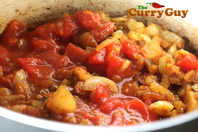 simmering curry sauce ingredients