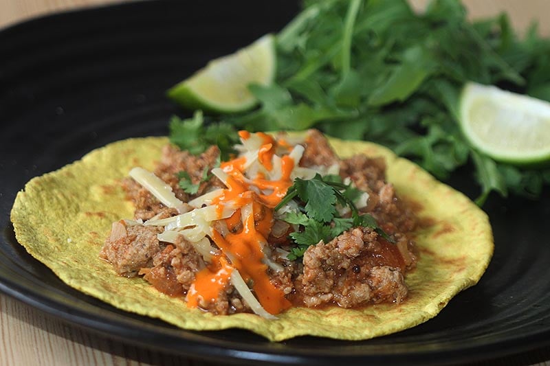 Pork Keema Vindaloo Wrap