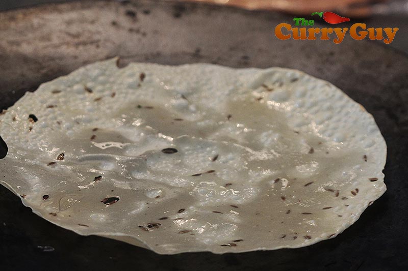 Making masala papads