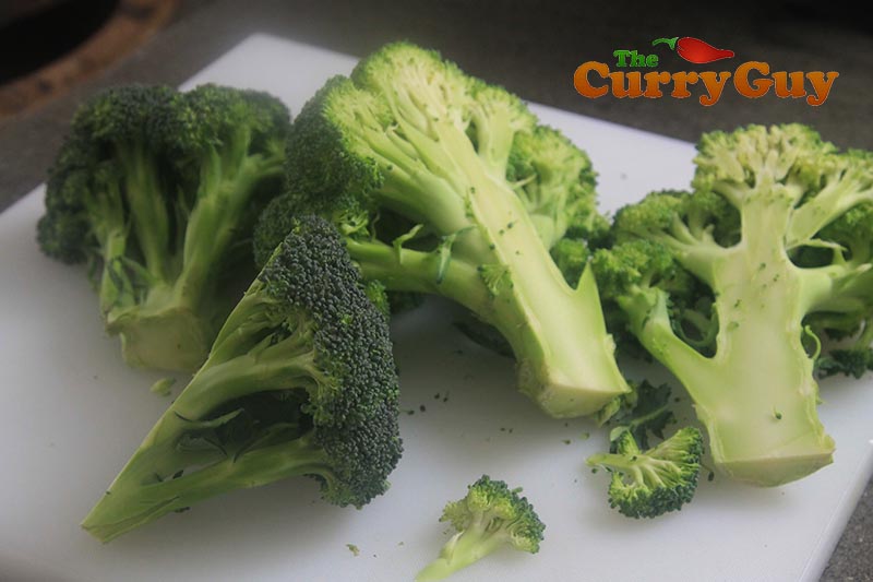 Making garlic & Mustard Roast Broccoli