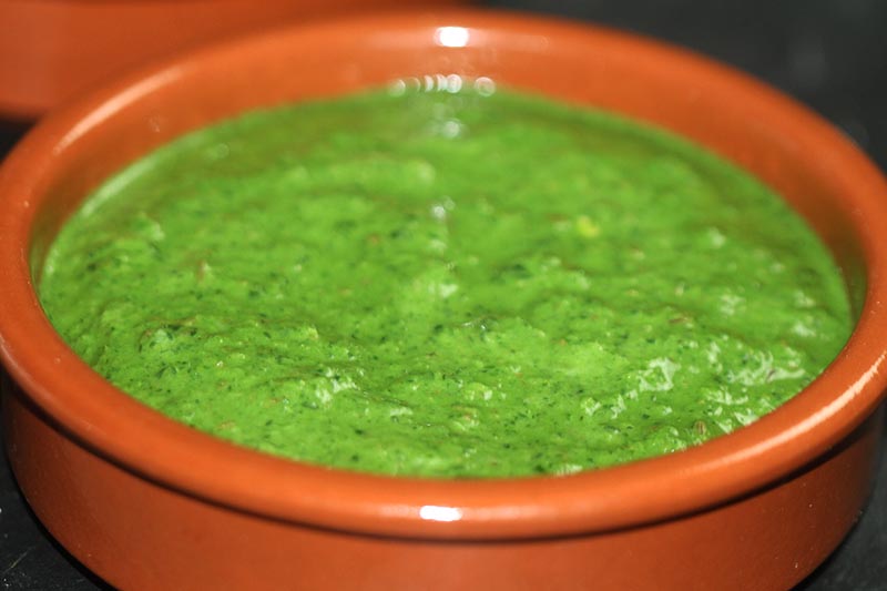 coriander and mint chutney