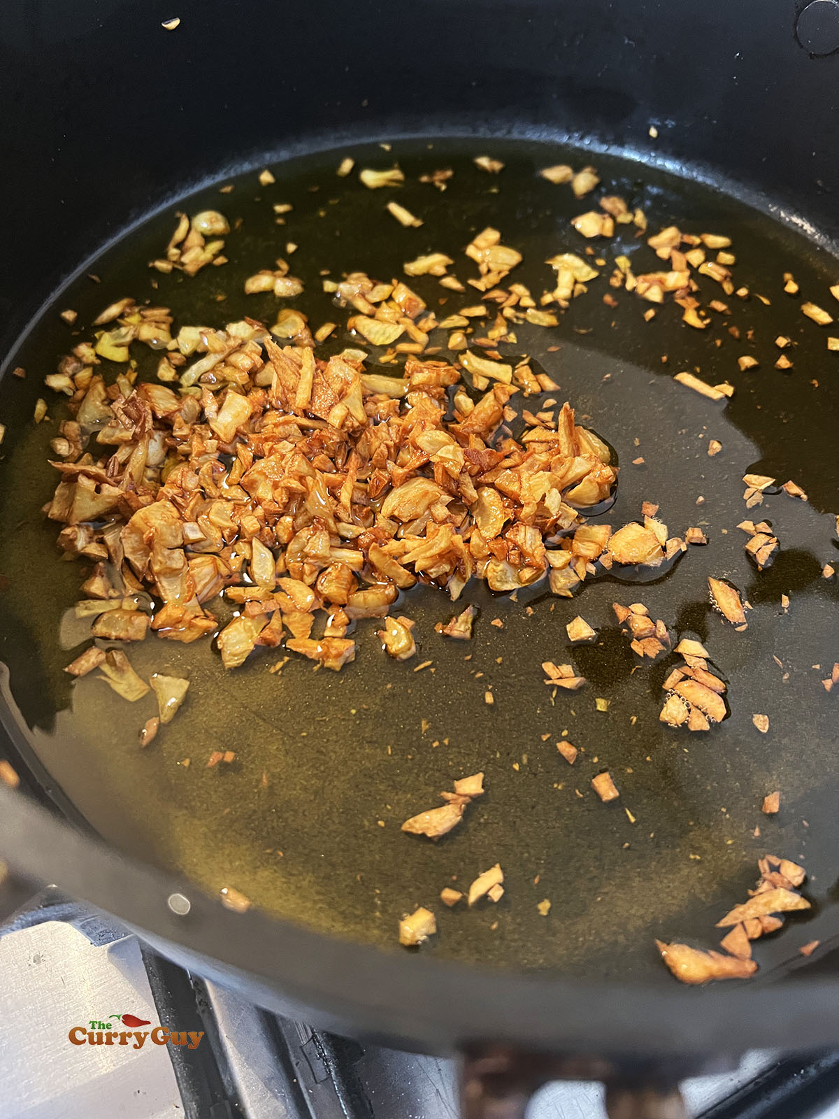 Golden brown garlic butter