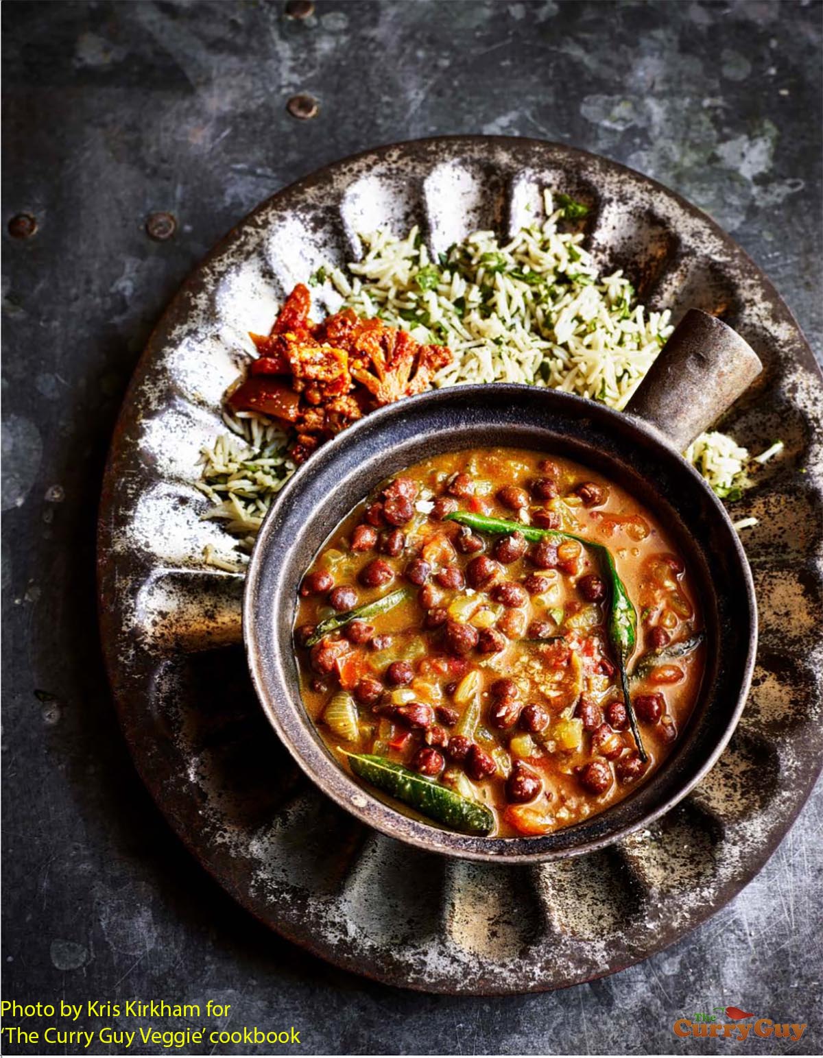 Kala chana - black chickpea curry