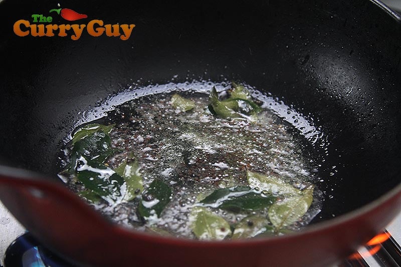 Making Kala Channa Curry