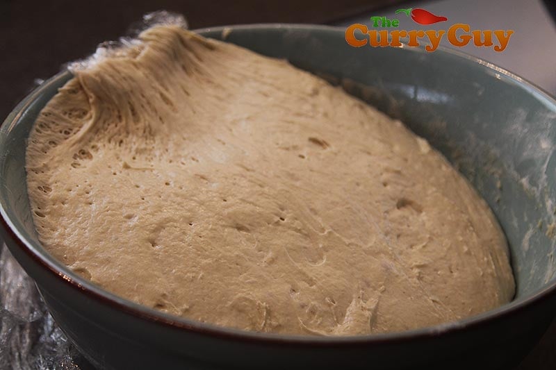 Making tandoori naans