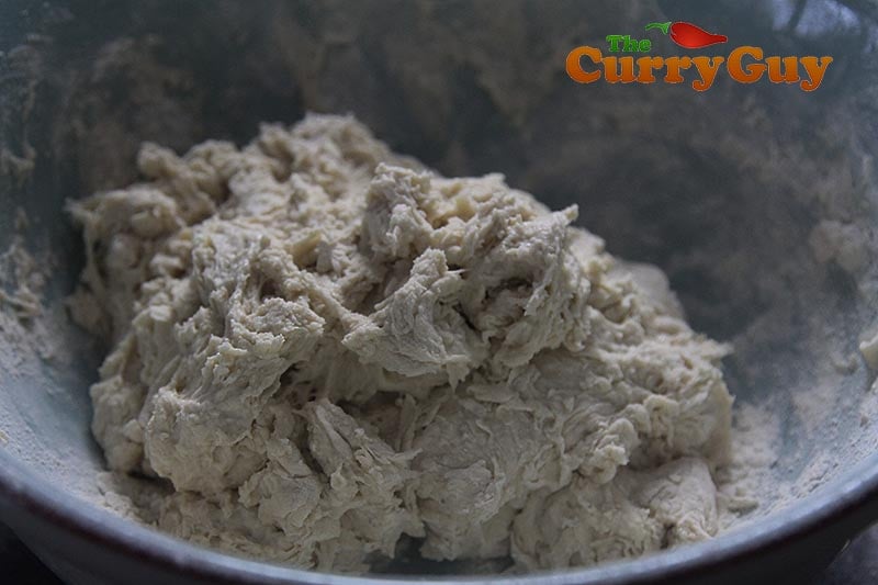 Making tandoori naans