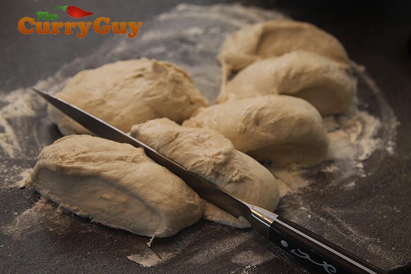 Making tandoori naans