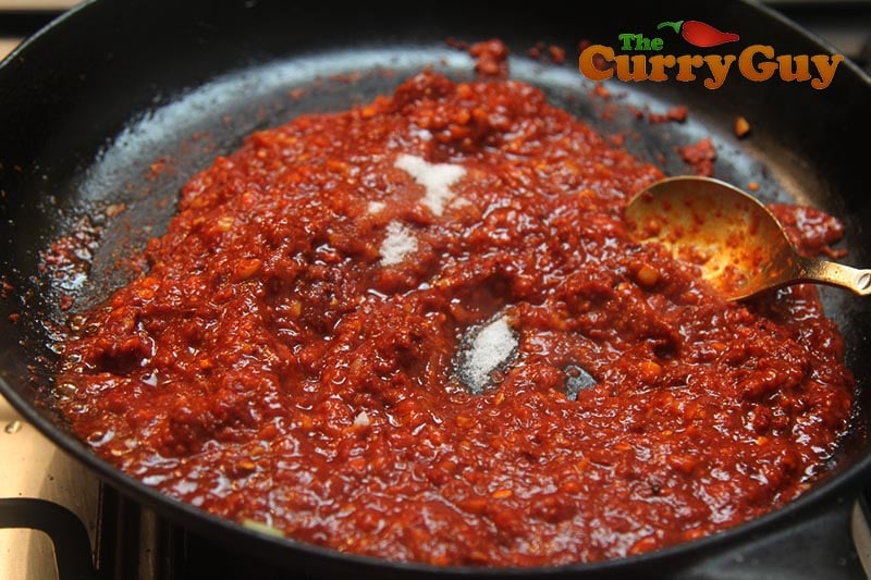 Making Szechuan sauce