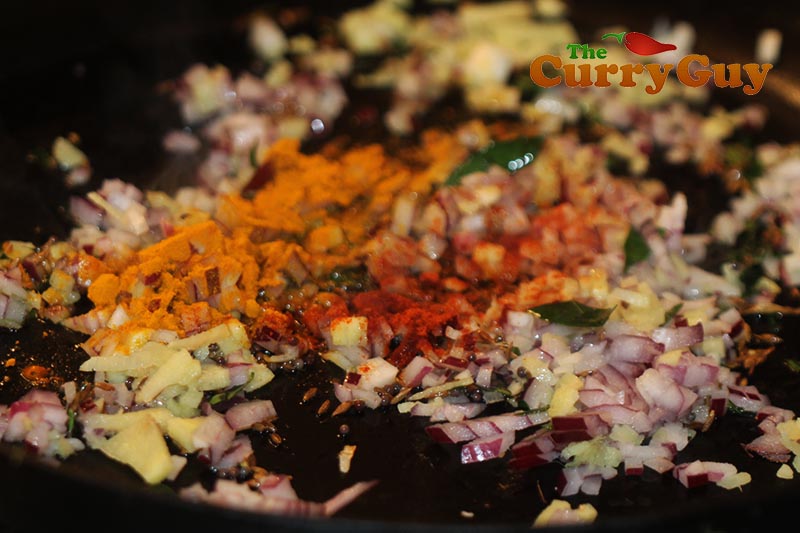 Making smoked toor dhal samosas