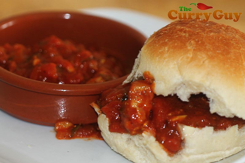 Making Goan Sausage meat