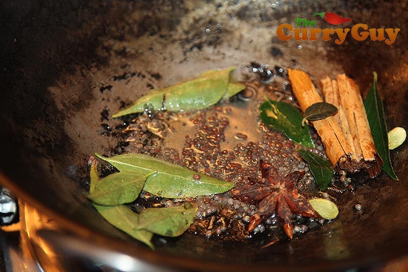 Making chicken ceylon