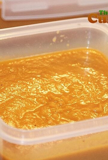 Low fat base curry sauce