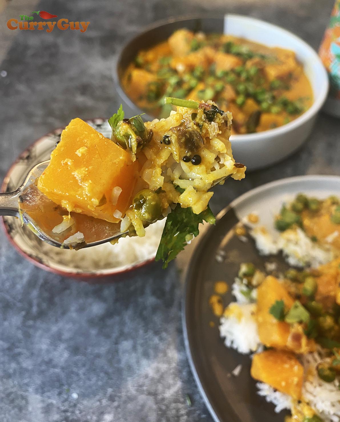 finished butternut squash curry