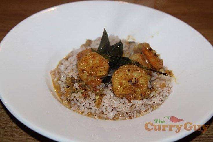 Keralan prawn curry
