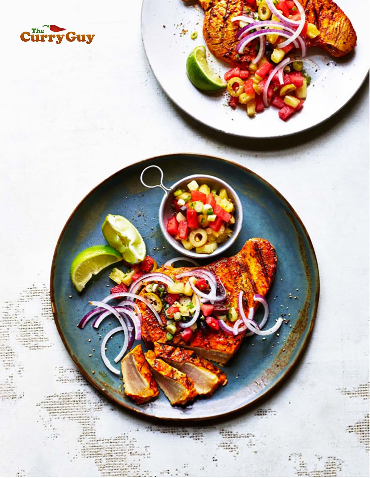 Keralan tuna steak recipe photo from 'The Curry Guy Light'