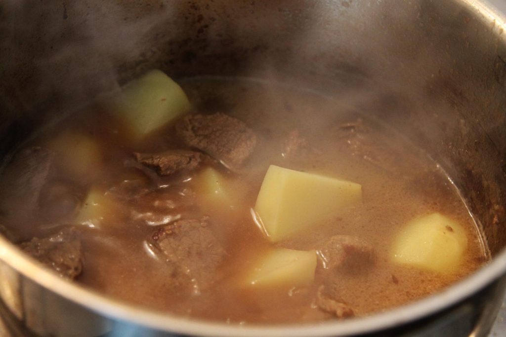 Making Beef Massaman