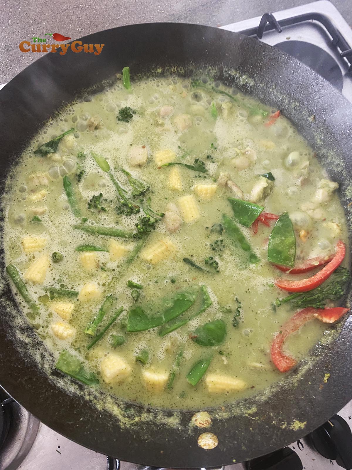Thai green chicken curry