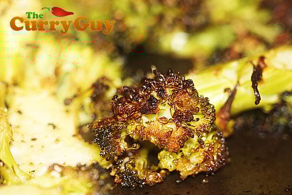 Oven Roasted Garam Masala Broccoli