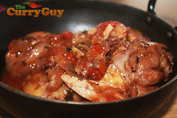 red wine chicken curry