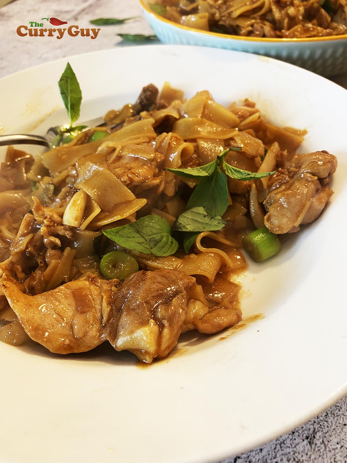 Thai drunken noodles