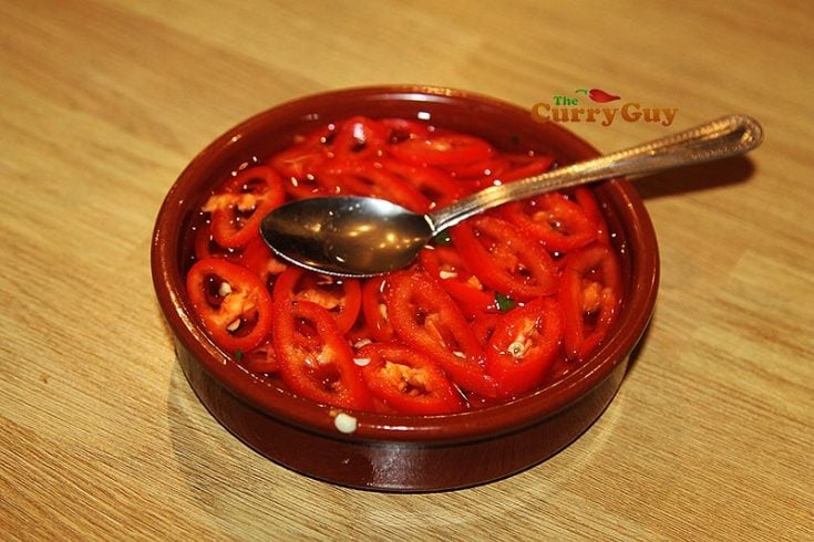 Thai Pickled Red Chillies