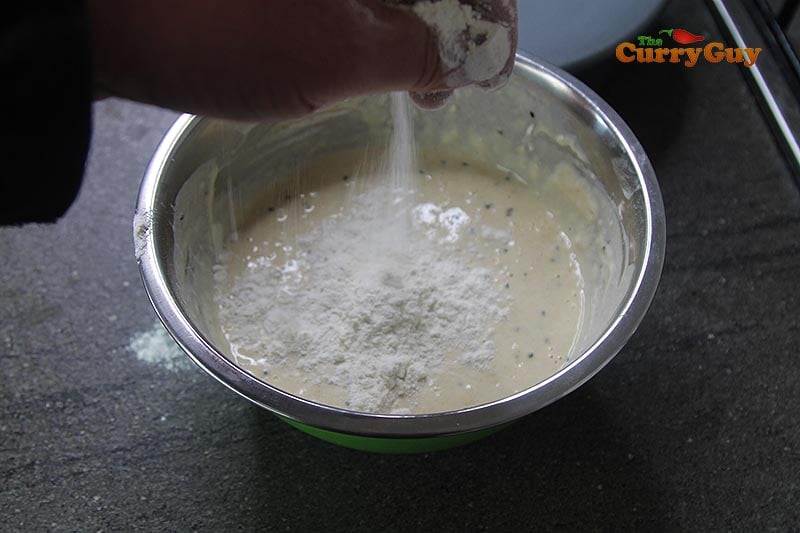 adding more flour to recipe.