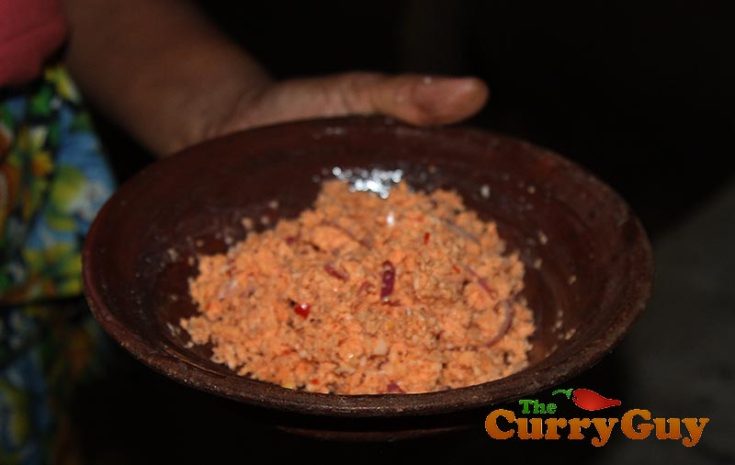 Sri Lankan Coconut, Chilli and Onion Sambol