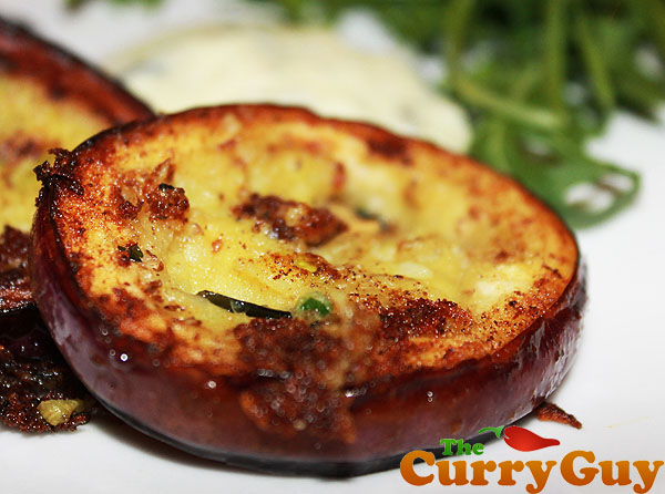 Stuffed Brinjal Masala Recipe - An Indian Aubergine Dish That's a Perfect Starter or Main Course