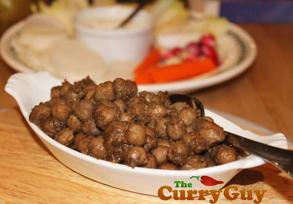 How To Make Chickpea Curry - Delicious Indian Street Food