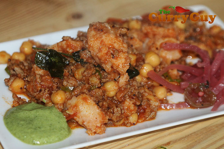 Idli & Keema Chaat
