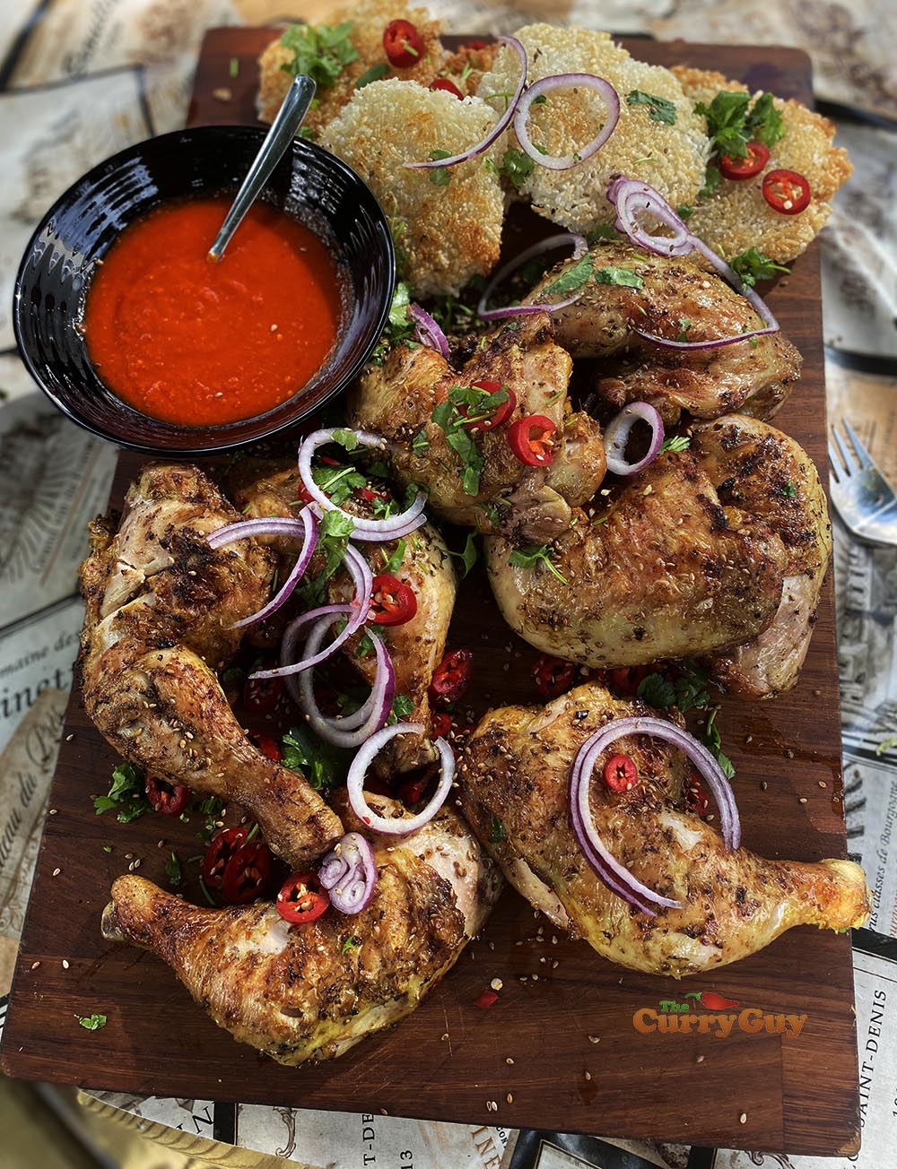 Spicy grilled chicken