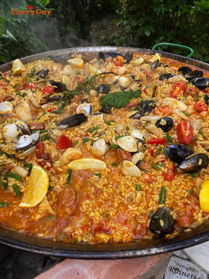 finished paella