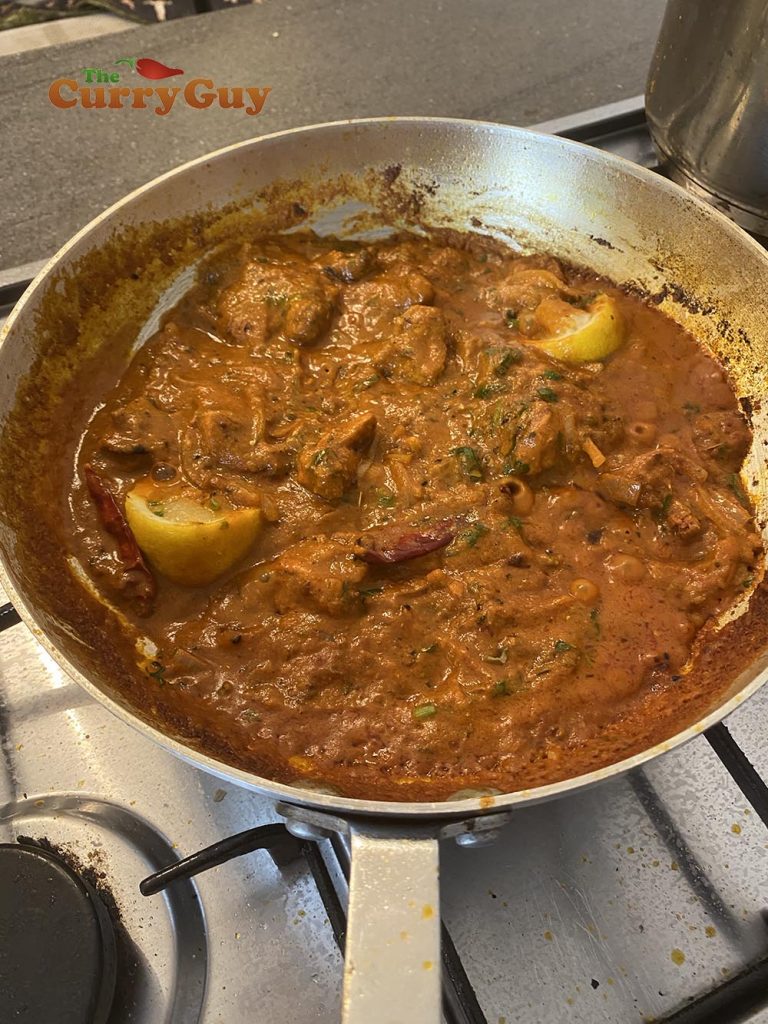 Lamb achari sauce