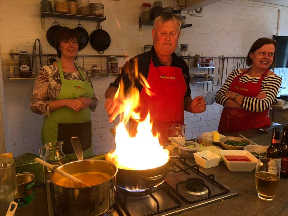 curry sauce preparation