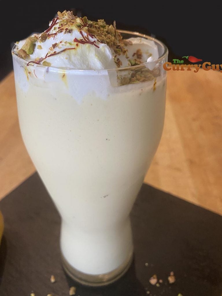 Finished mango drink