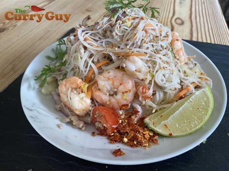 Rice noodle salad