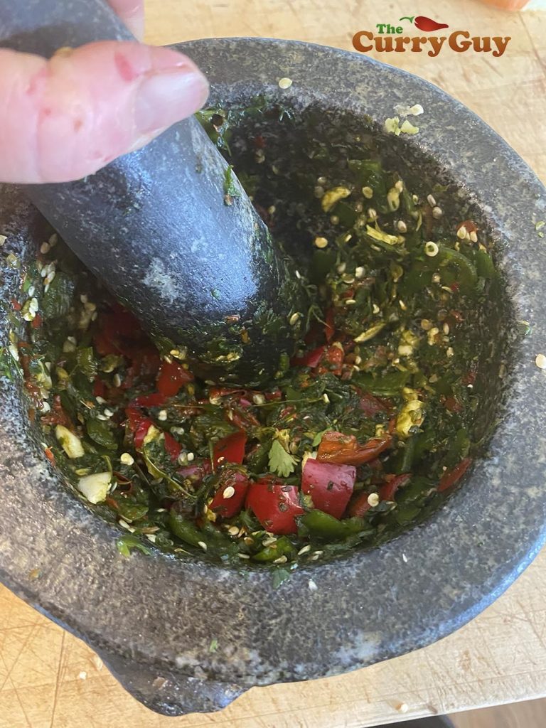 Pounding paste ingredients