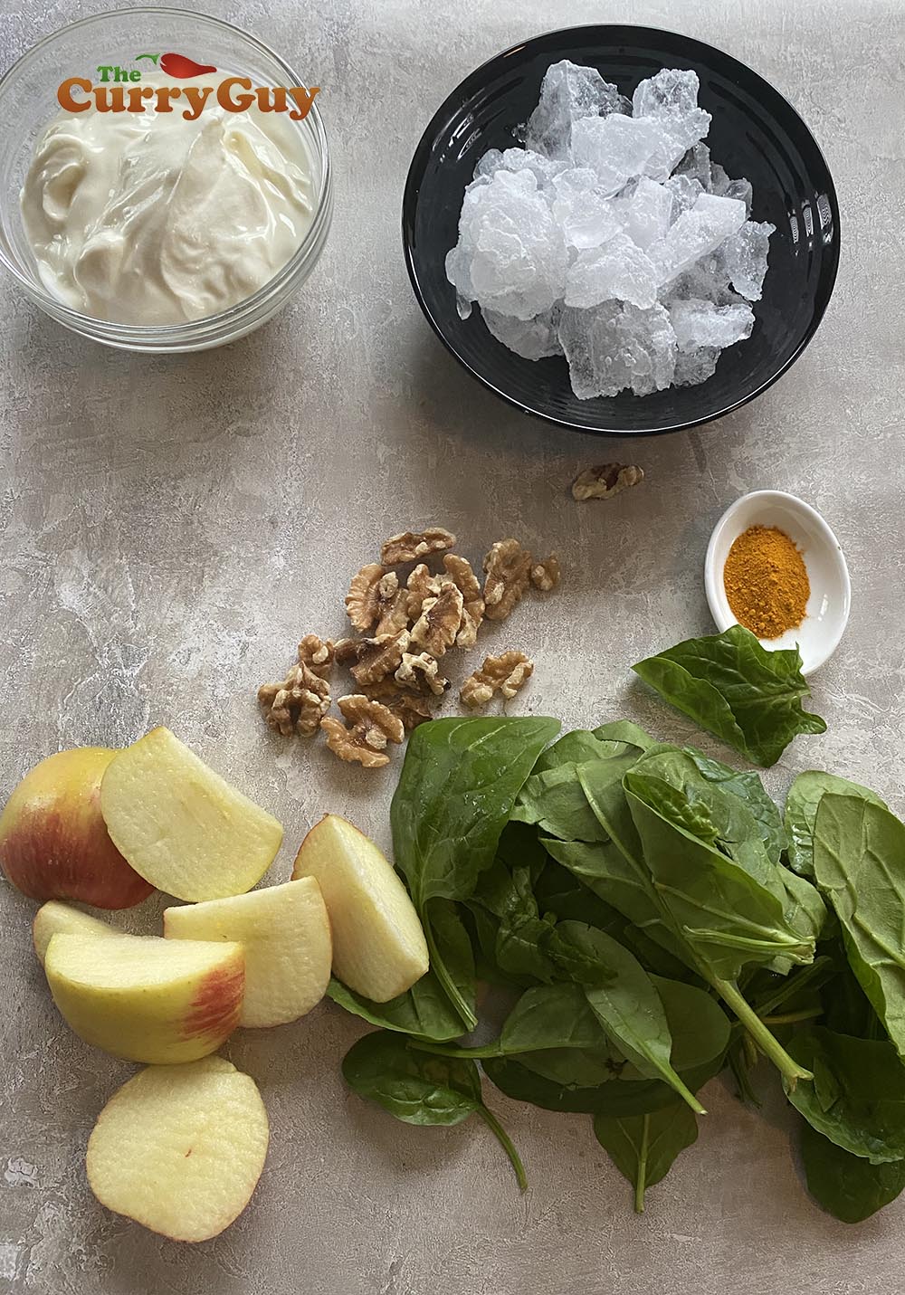 showing the ingredients