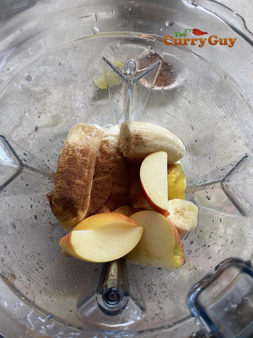 ingredients in the blender