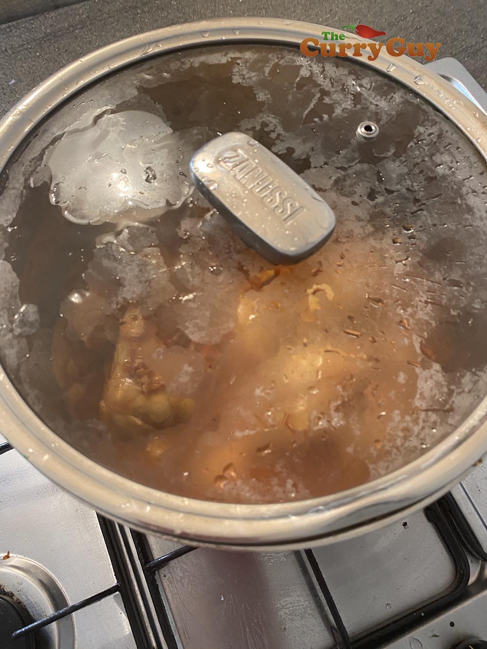 Cover the pan