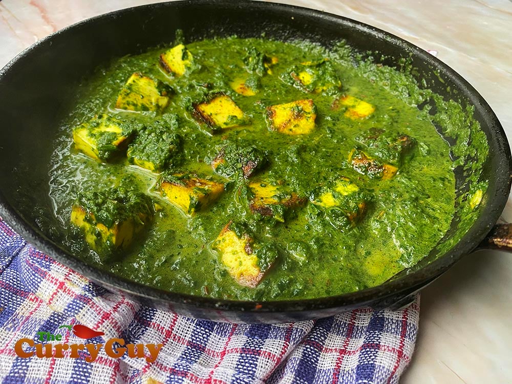 Saag paneer curry