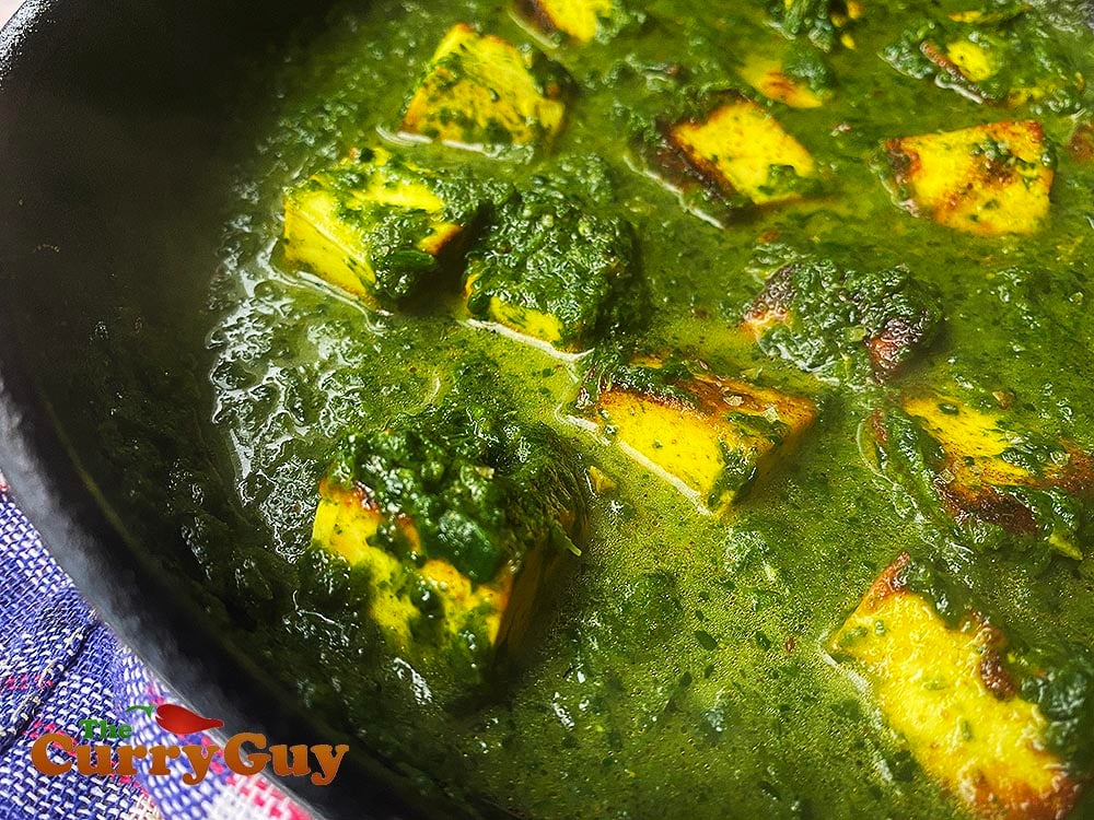 Saag paneer curry