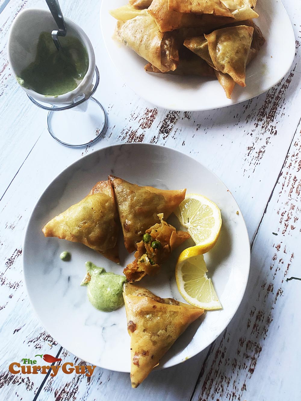 Vegetable samosas