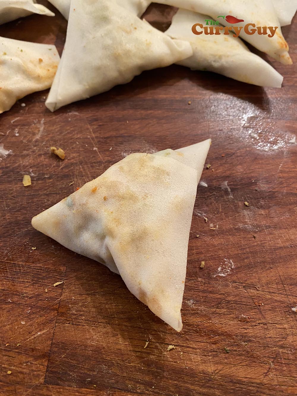 Finished samosa
