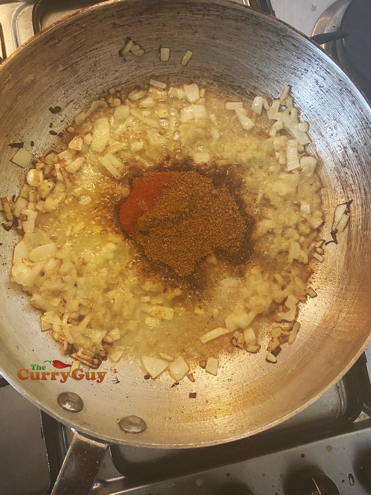 Adding ground spices