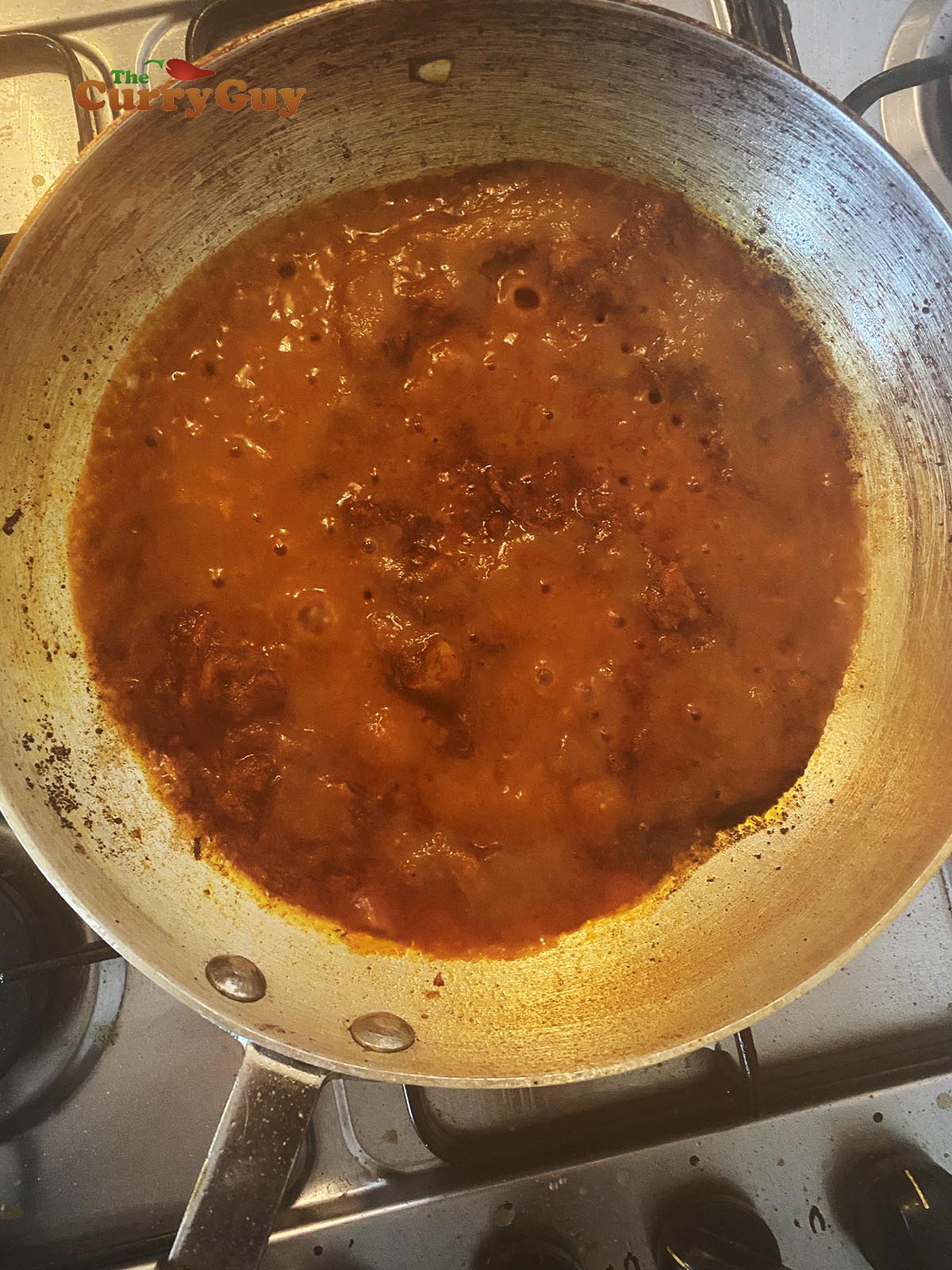 adding base sauce