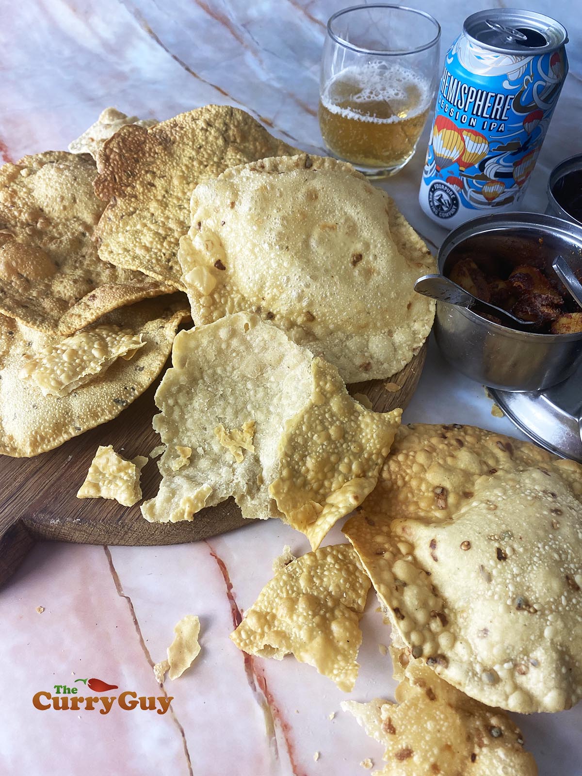 homemade poppadom recipe photo