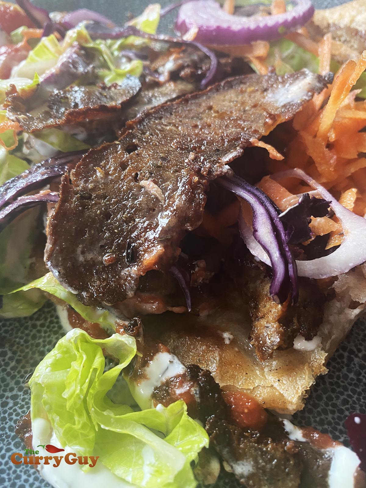 Finished Doner kebab