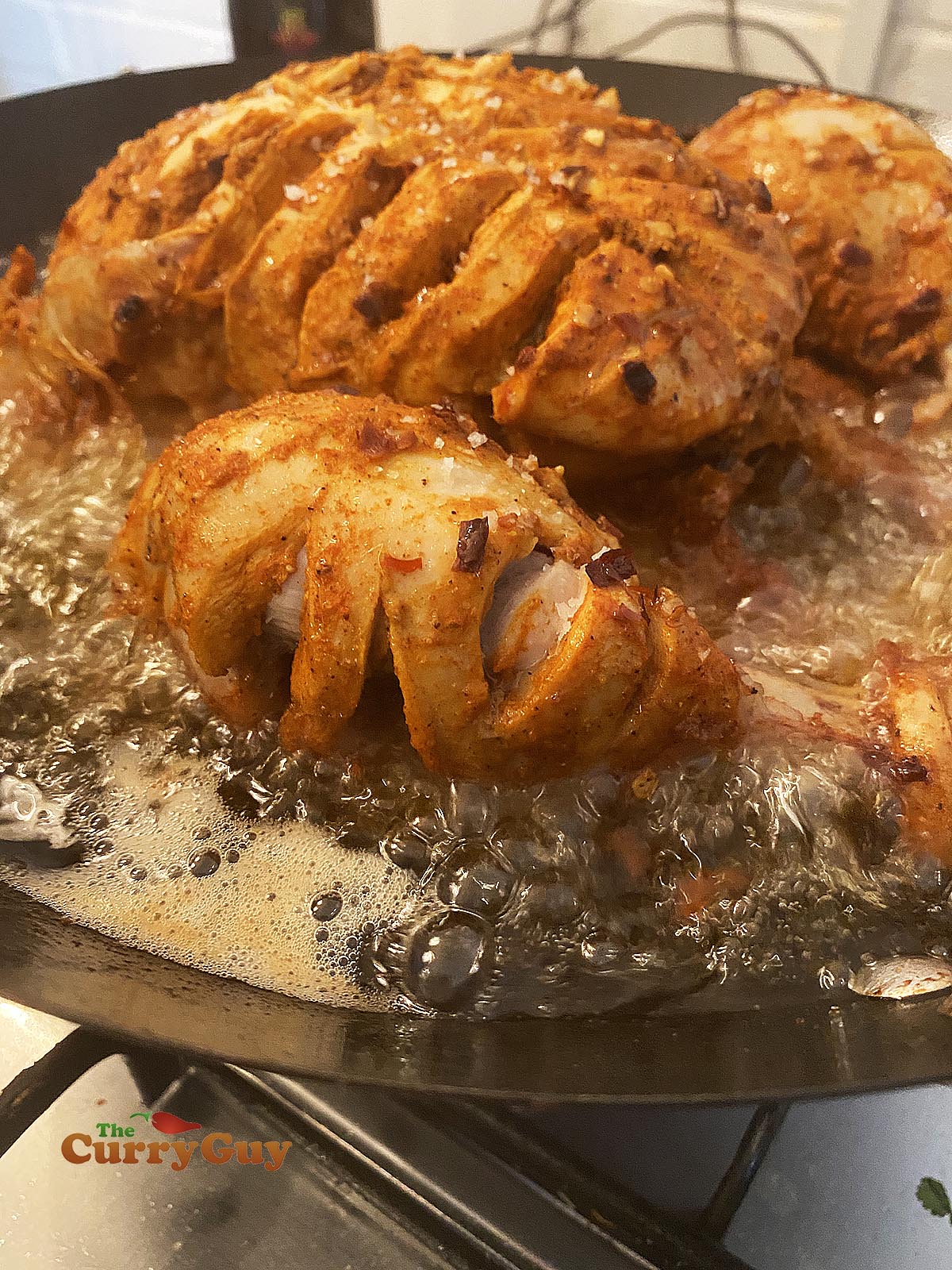 Frying chicken