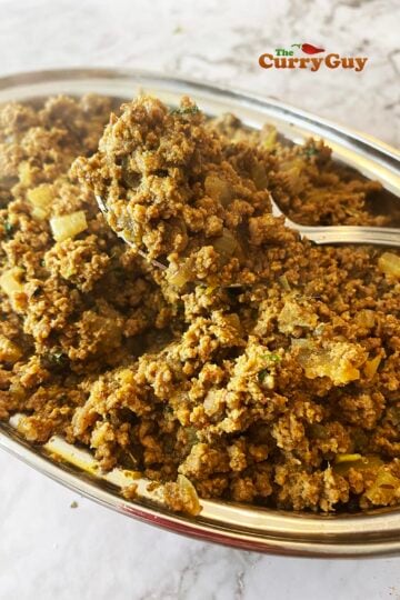 finished keema recipe